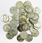 *LOT OF 34 PRE-1965 SILVER WASHINGTON QUARTERS* NR #C1759