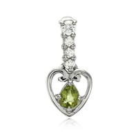 Cavill Turmalin AnhäNger 0,15Ct Herz Tropfen 925 Silber Damen Schmuck