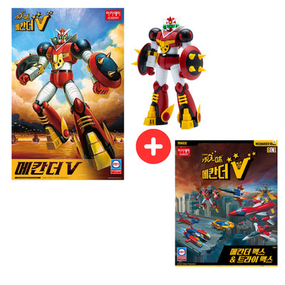 Academy Mechander Robo V+ Max & Try Max Set MCP Model Kit 15821 Multi Color Neu