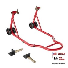 Motorcycle Stand 441 Lbs Capacity, Red