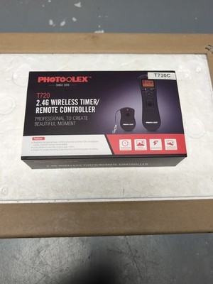 New PHOTOOLEX T720 2.4G Wireless Timer/Remote Controller for Cameras NIB Nikon