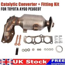 Catalytic Converter with Gasket Kit 0342L5 0342.K8 for Peugeot 107 Toyota Aygo