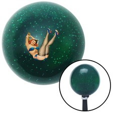 Pin Me Up Green Metal Flake Shift Knob W M16x1.5 Insert Shifter Auto Manual Pin Me Up Green Metal Flake Shift Knob W M16x1.5 Insert Shifter Auto Manual