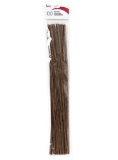CousinDIY Floral Wire 18 Gauge 16" 100/Pkg-Brown