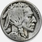 1917-S  Buffalo Nickel 5c in Good G+ * Original Surfaces * 1917S