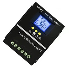 1x MPPT 100A Solar Charge Controller For 12V 24V 36V 48V PV Battery Regulator