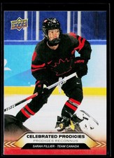 2025-26 UD Sarah Fillier Celebrated Prodigies #CP-14 - Team Canada