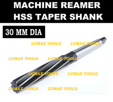Image of HSS Machine Reamer Dia 30 MM With Taper Shank MT 3- Cut Edge 133 MM - OAL 260MM