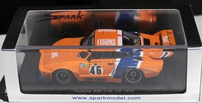 1/43 SPARK PORSCHE 935 FISONS LE MANS 1978/ minichamps trofeu - Photo 1/3