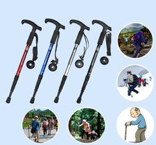 Trekking Tactical Poles Walking Cane Survival Hiking Survival Stick Alpenstock