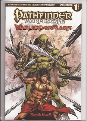 PATHFINDER WORLDSCAPE: WARLORD OF MARS - COVER BY ROBERTO CASTRO - W/ DE COA