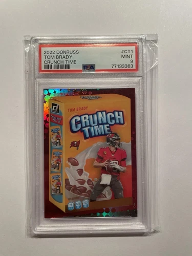 2022 DONRUSS TOM BRADY CRUNCH TIME SSP #CT1 -- PSA 9 MINT