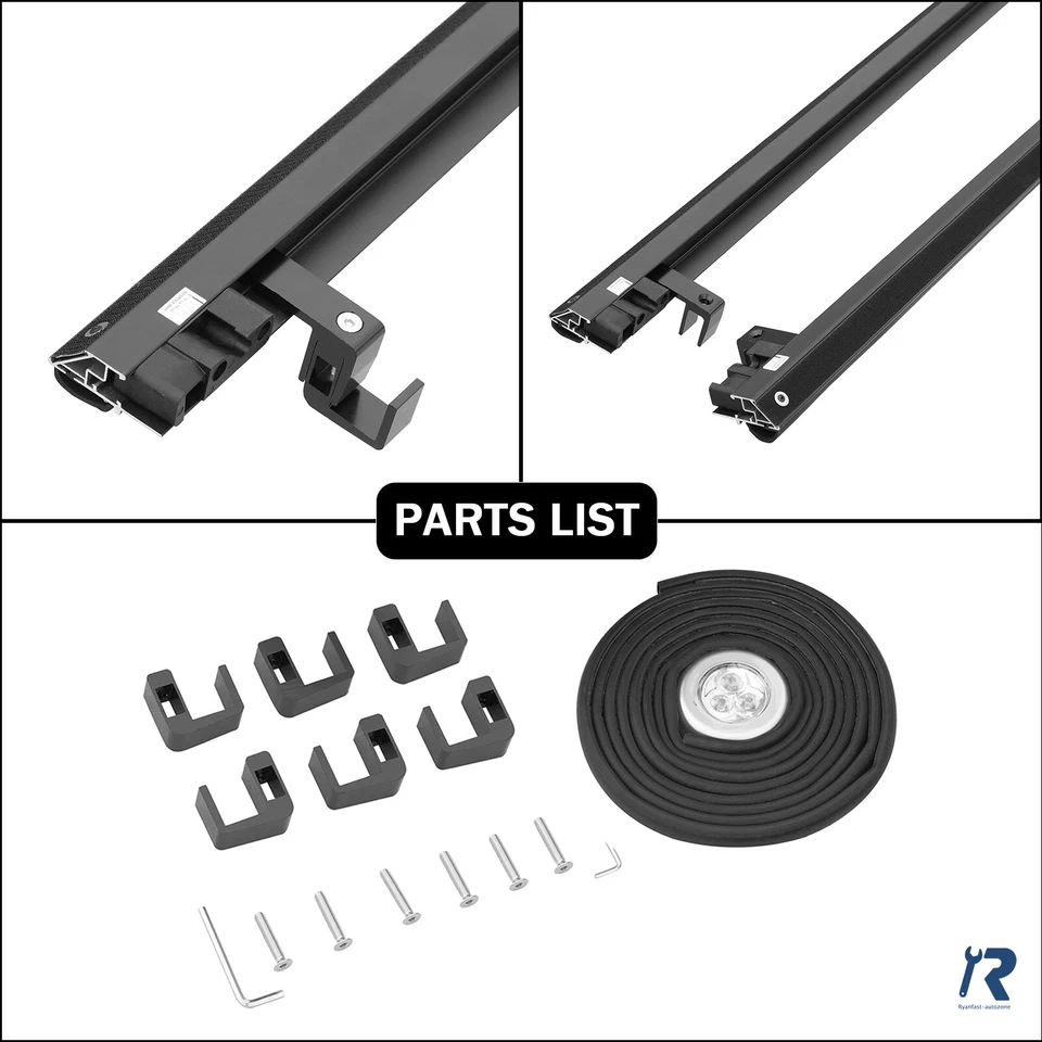 Truck Tonneau Cover 8FT Roll Up fit for  2014-2018 Chevy GMC 1500 2500 3500 - Image 2 of 4