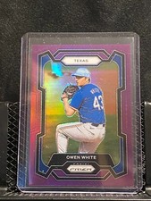 Owen White 2024 Prizm Purple Prizm #61/99 - Rangers