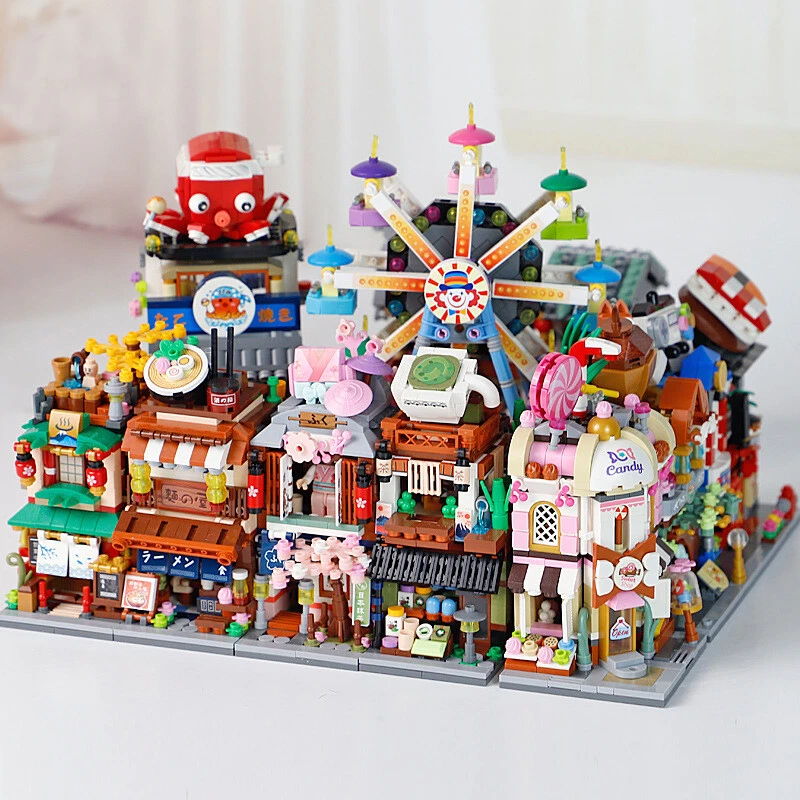 LOZ Mini Street View Building Set - Tiny Shop House Construction Toy 40 Models - Image 2 of 4