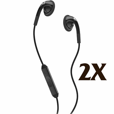 2x Skullcandy S3FXFM033 Fix Buds Kopfhörer mit Mikrofon3 schwarz Einheitsgröße