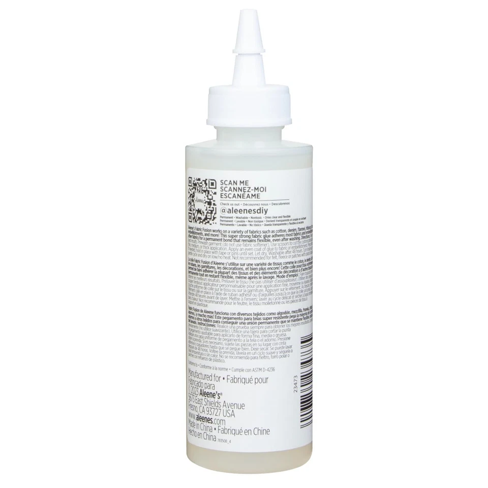 Versatile 4 oz Fabric Fusion Adhesive - Permanent Bond, Nontoxic and Washable - Image 4 of 4
