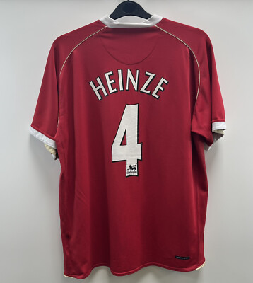 Manchester United Gabriel Heinze 4 Home Football Shirt 2006/07 (XL