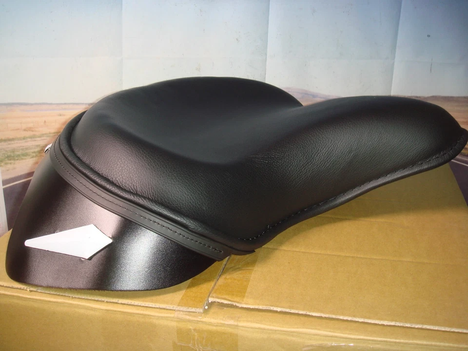 Harley Police Seat Solo Black  w/ Spears 16" G VL UL WL EL FL V-Twin 47-0787 X3 - Image 2 of 4