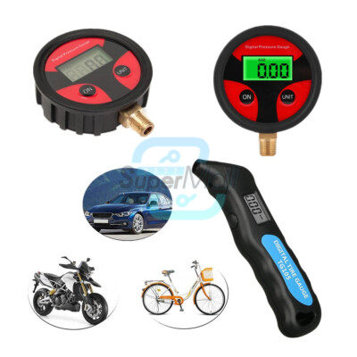 TG105/ 0-100/200PSI Digital Manom  eter Druckprüfer Luftdruckprüfer Druckmesser