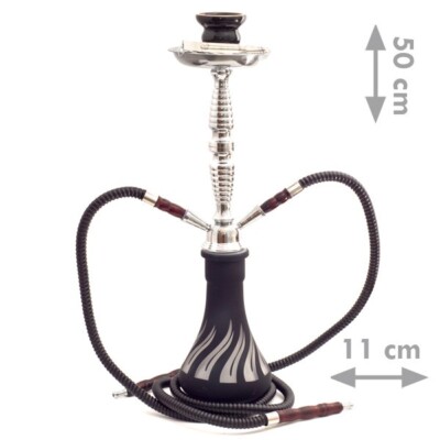 Shisha Wasserpfeifen Oasis Farida Zwei Schläuche 50cm
