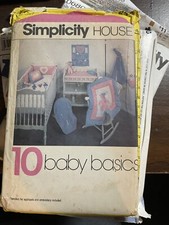 Simplicity 125 Vintage 80's Ten Baby Basics Babies Room Pattern UnCut