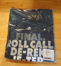 Majestic Derek Jeter T-Shirt Final Roll Call Men 2XL Navy 2014 Yankees MLB NWT