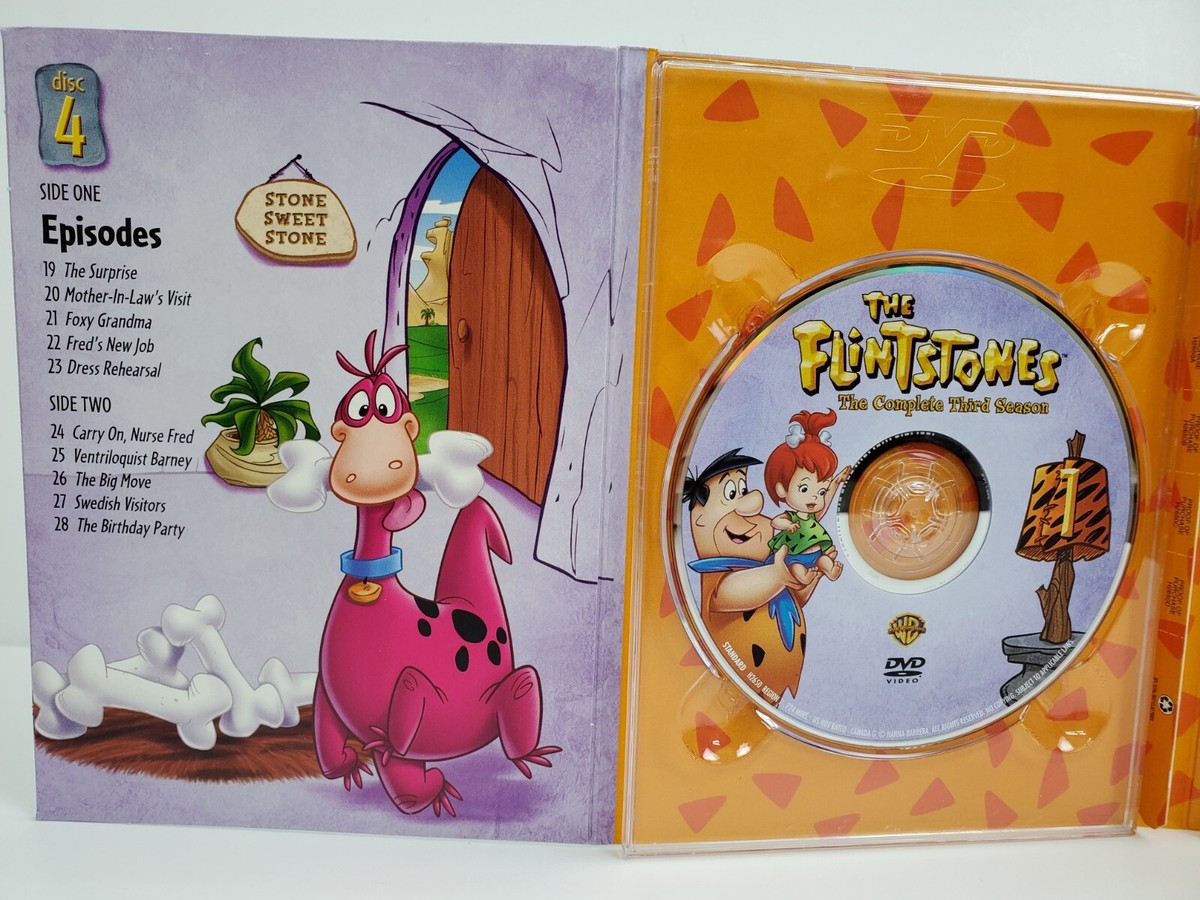 The Flintstones - The Complete Third Season (DVD, 2005, 4