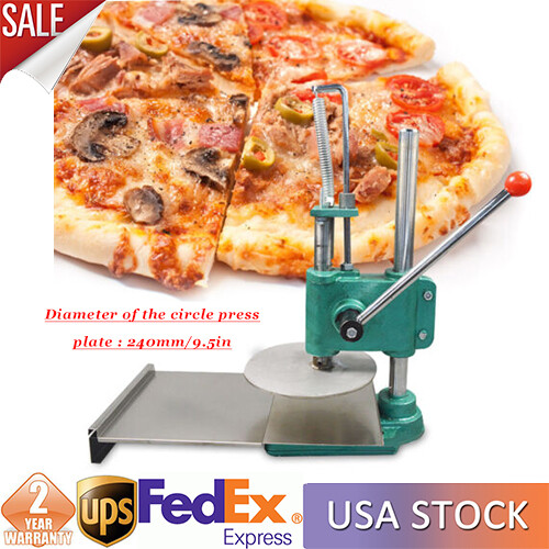 9.5in Manual Pastry Press Machine Pizza Dough Bread Press Maker