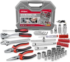 Hi-Spec Tools 67Pc SAE Car Auto Mechanics Complete Hand Tool Kit Set. Motorcycle
