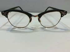 Vintage Art Craft 4 1/4 5 3/4 Cat Eye Frames Eyeglasses 1/10 12 KGF
