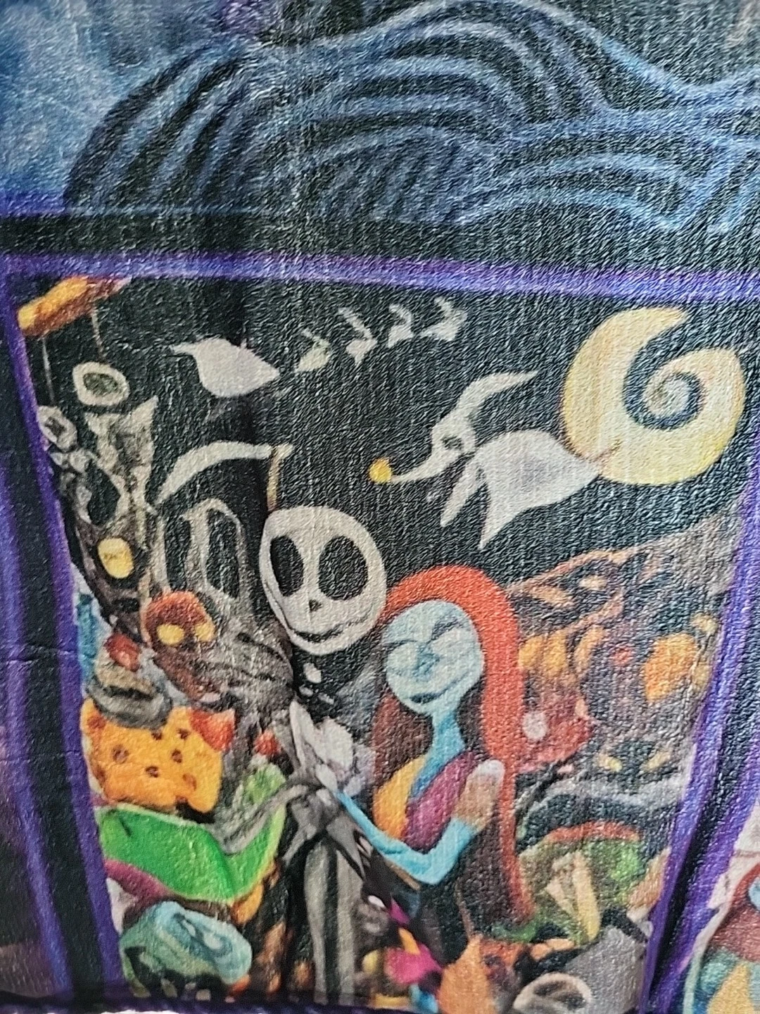 Nightmare Before Christmas Small Blanket New