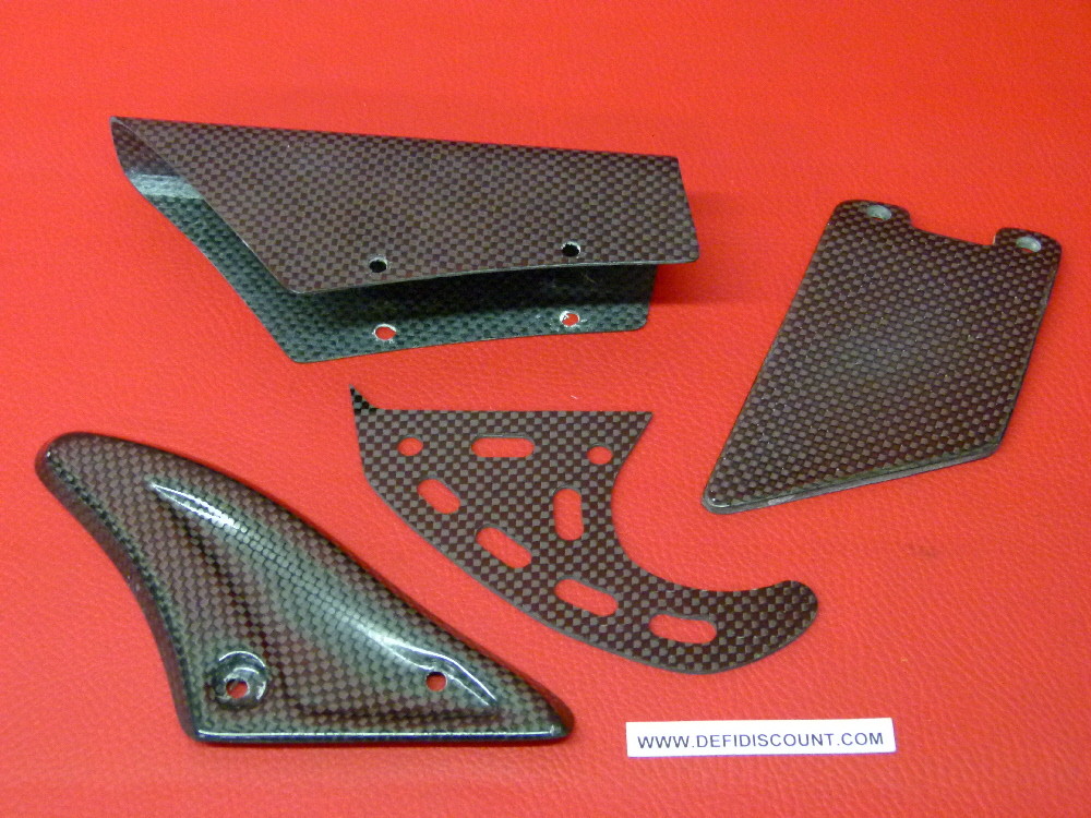 Kit carbone Gasgas TXT 250 280 300 protection cadre et carter moto trial