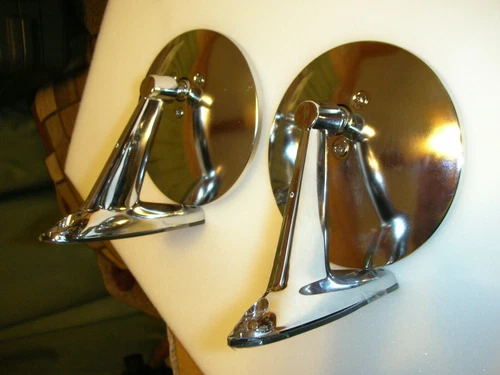 Mustang Universal Heavy Duty Exterior Door Mount Rear View Mirror w/ Gasket