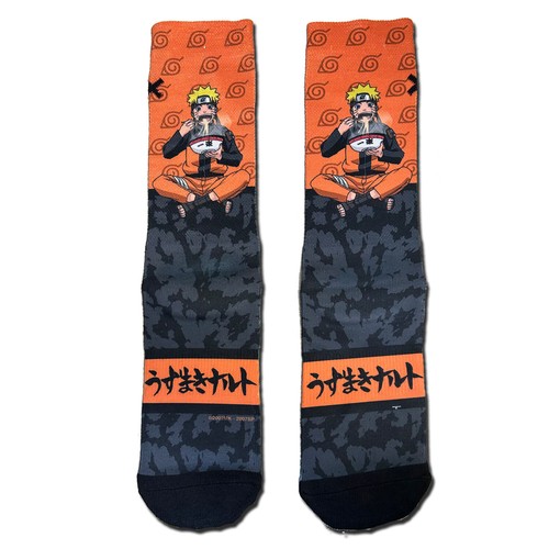 Calcetines de hombre ODD SOX - Naruto Kanji (Naruto Shippuden)-(Reino Unido 6-12 | UE 40-46) - Imagen 2 de 2