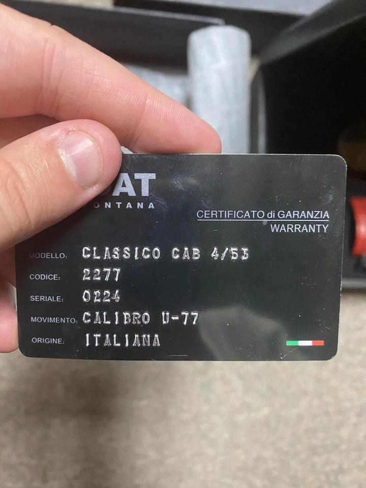 U-BOAT CLASSICO CABINA 4/53 CRONÓGRAFO DLC SWISS ITALIAN DIVER 100M con caja y tarjeta Foto 3 de 4