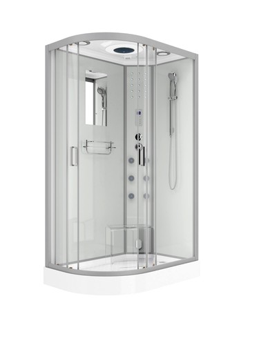 Steam Shower Cabin 1200x800mm Modern Spa Room Cubicle Enclosure Bathroom Pod L/R - Picture 6 of 20