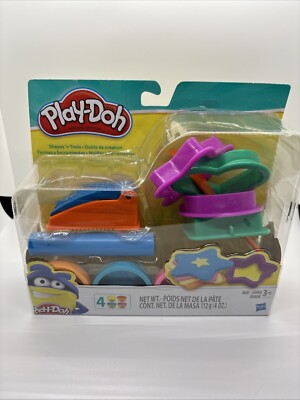 Play-Doh Shapes 'n and Tools Playset with 4 Mini Can of Play Doh Brand New.