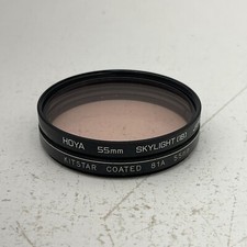 Set of 2 HOYA Skylight 1B 55mm  KITSTAR Coated 81A 55mm Lens Filter Japan