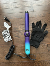 NWOB BED HEAD Rough Volume Digital Hair Curling Wand 1 1/4" BH379 Purple Teal