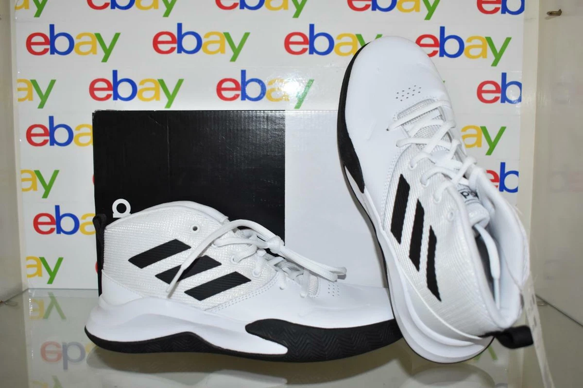 Hacia béisbol Universidad adidas OWNTHEGAME EF0310 WIDE Basketball SHOES Kids Boys/Girls White NIB |  eBay