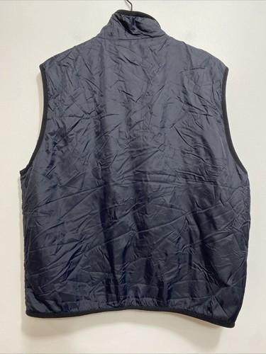 REVERSIBLE American Eagle AE77 performance Full Zip Vest Men’s Size Large Black - Picture 2 of 9