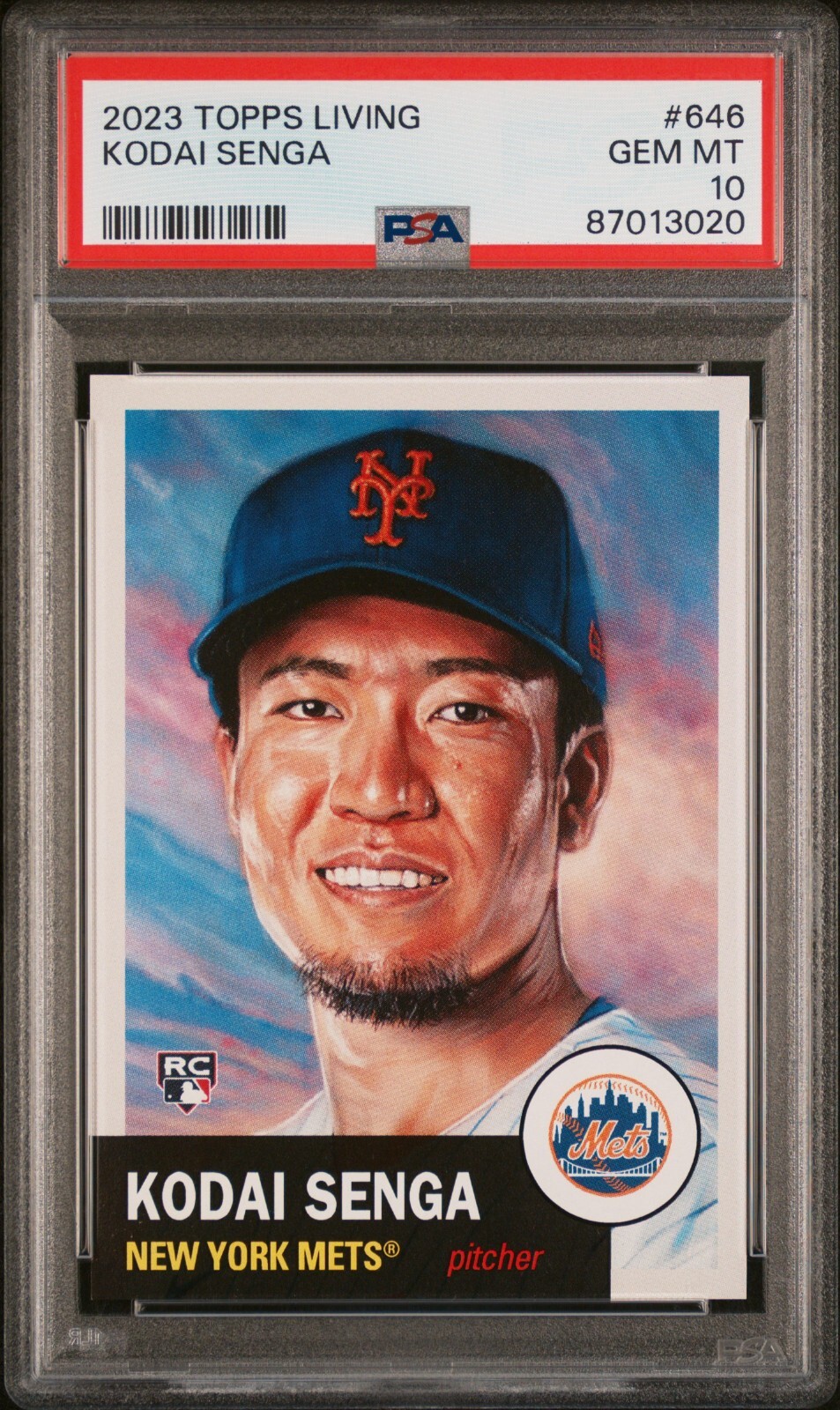 2023 Topps Living Set #646 Kodai Senga RC Rookie PSA 10 Gem Mint 87013020