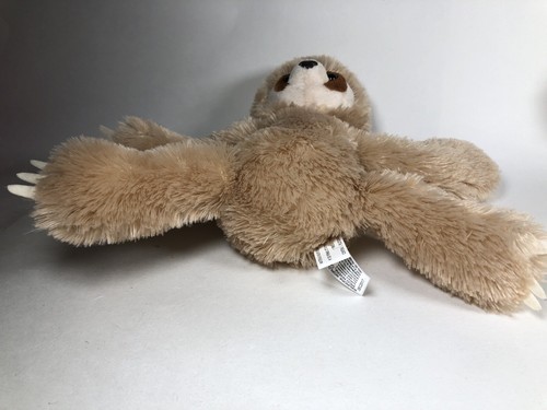 Aurora Plush Sloth Destination Nation Beige Brown 8” 2017 Stuffed Animal Toy - Picture 6 of 11