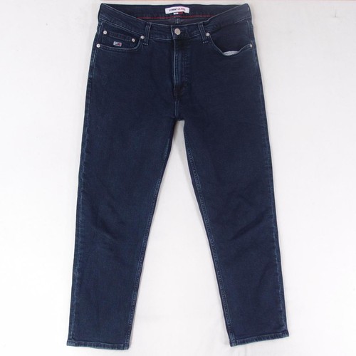 Mens Tommy Hilfiger DAD JEAN Stretch Tapered Blue Jeans W32 L26 - Picture 7 of 7