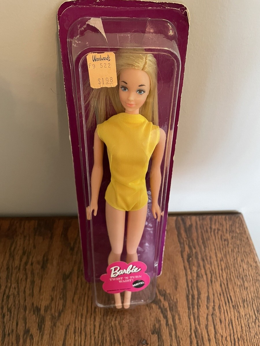 Vintage TNT Barbie Doll Mattel Canadian Import MIP Yellow Suit NIP