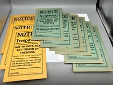 9 Notice to Trespassers Paper Signs - The Preston County Journal Kingswood W VA