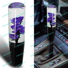 Jdm 20cm Vip Purple Real Flowers Manual Gear Stick Shift Knob Lever Shifter X1 Jdm 20cm Vip Purple Real Flowers Manual Gear Stick Shift Knob Lever Shifter X1