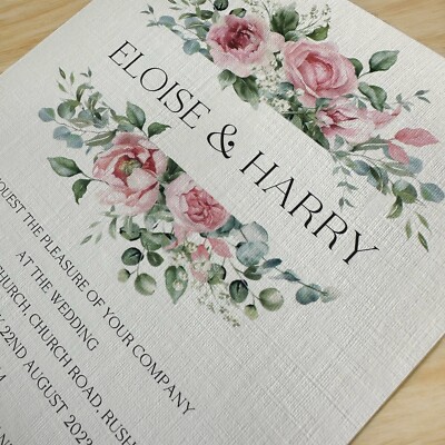 Hochzeitseinladungen - RSVP-Karten - Geschenk Wunsch Gedichtkarten - Informationen - Menüs