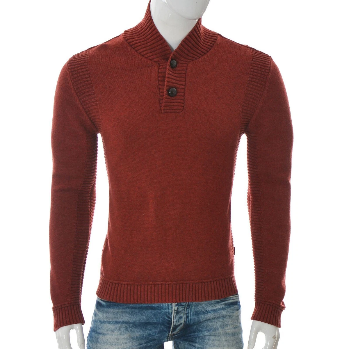 Two button sweater clearance